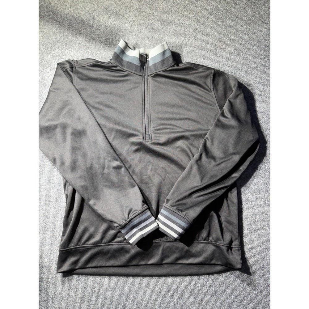 Hawke & Co Performance Golf Mens Large Black Quarter Zip Pullover Fleece HSW3189